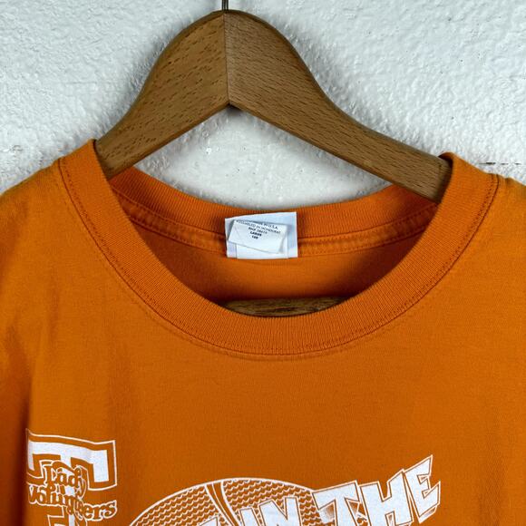 Vintage Tennessee Lady Vols Shirt Large Orange Short Sleeve Basketball 2001 NCAA - Picture 2 of 8